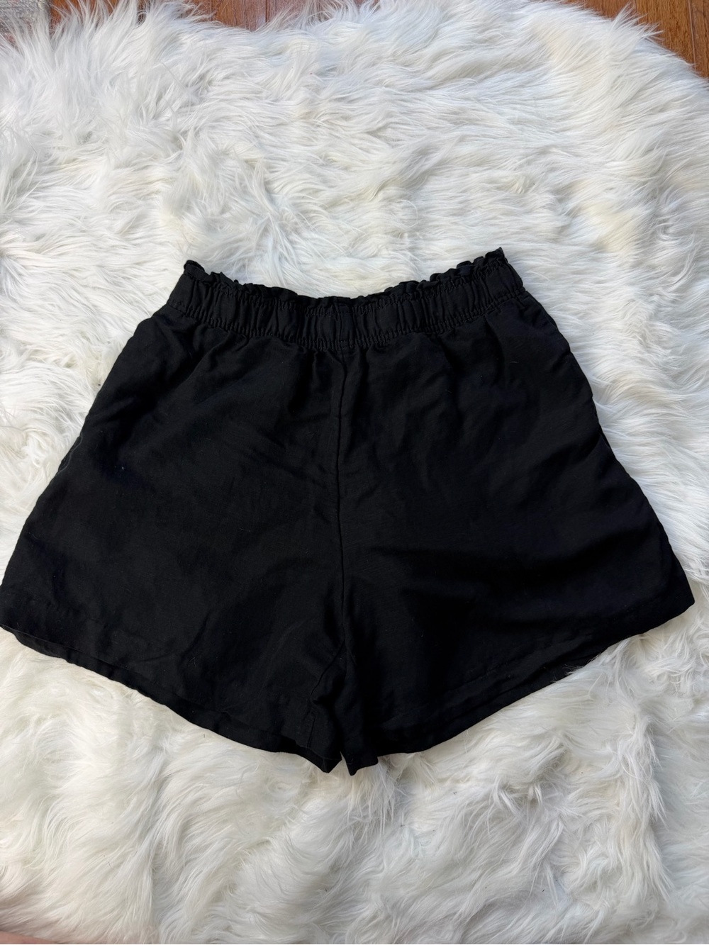 H&M Linen black Shorts